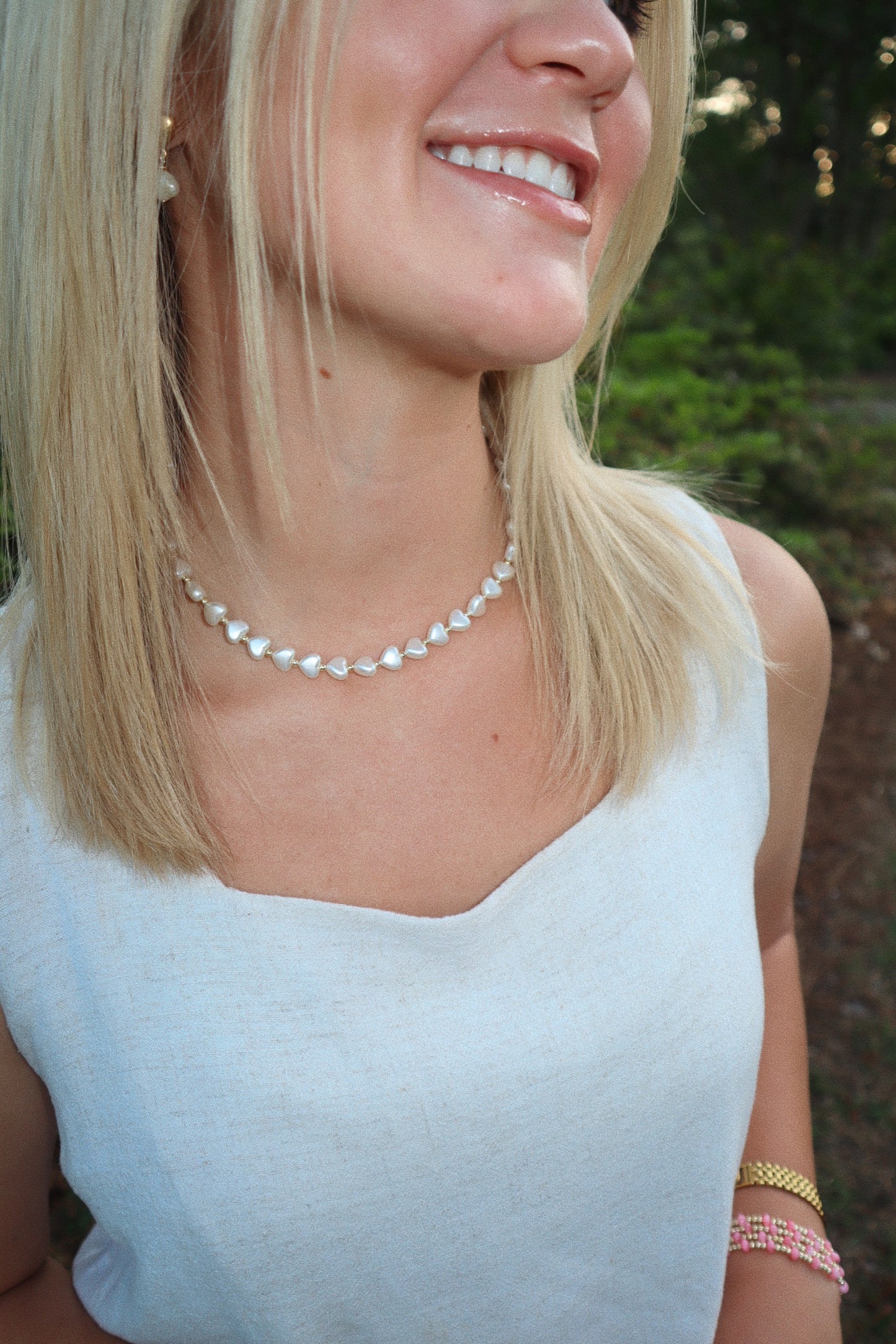 Mini Pearl Heart